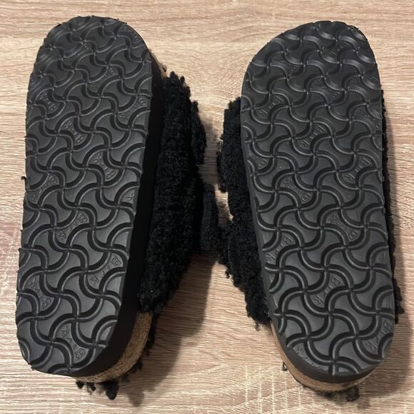 New Papillo by Birkenstock Arizona Big Buckle Genuine Shearling Slide s… - Picture 7 of 7
